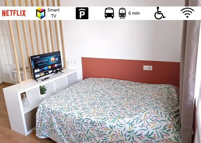 Cosy Studio + Parking Gratuit
